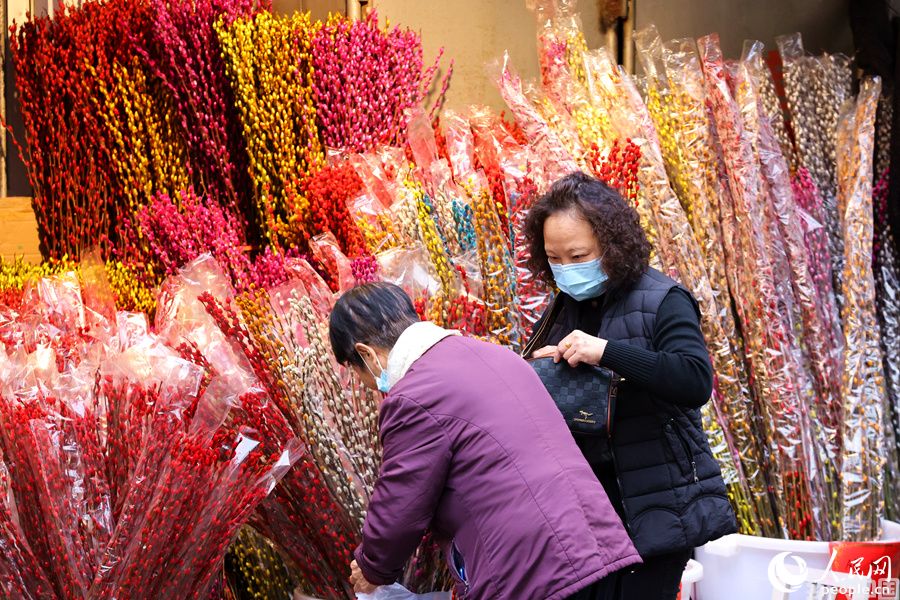 红柳枝依旧深受老年消费者青睐。人民网记者 陈博摄