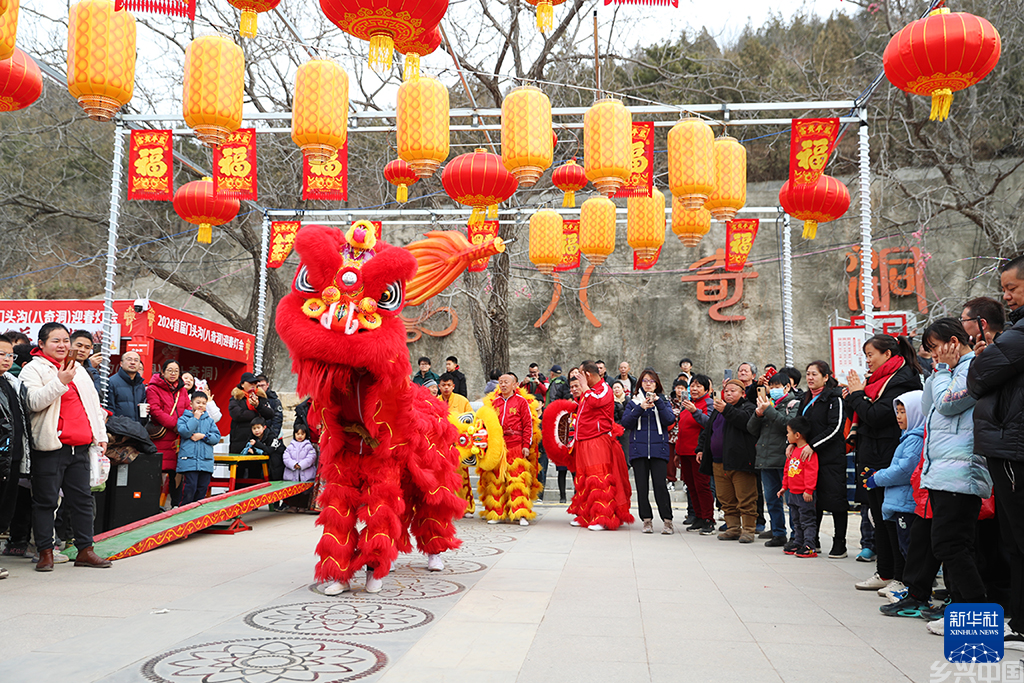 北京：门头沟灯会年味足(图3)