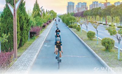 渭河岸边 绿道绵延(图1)