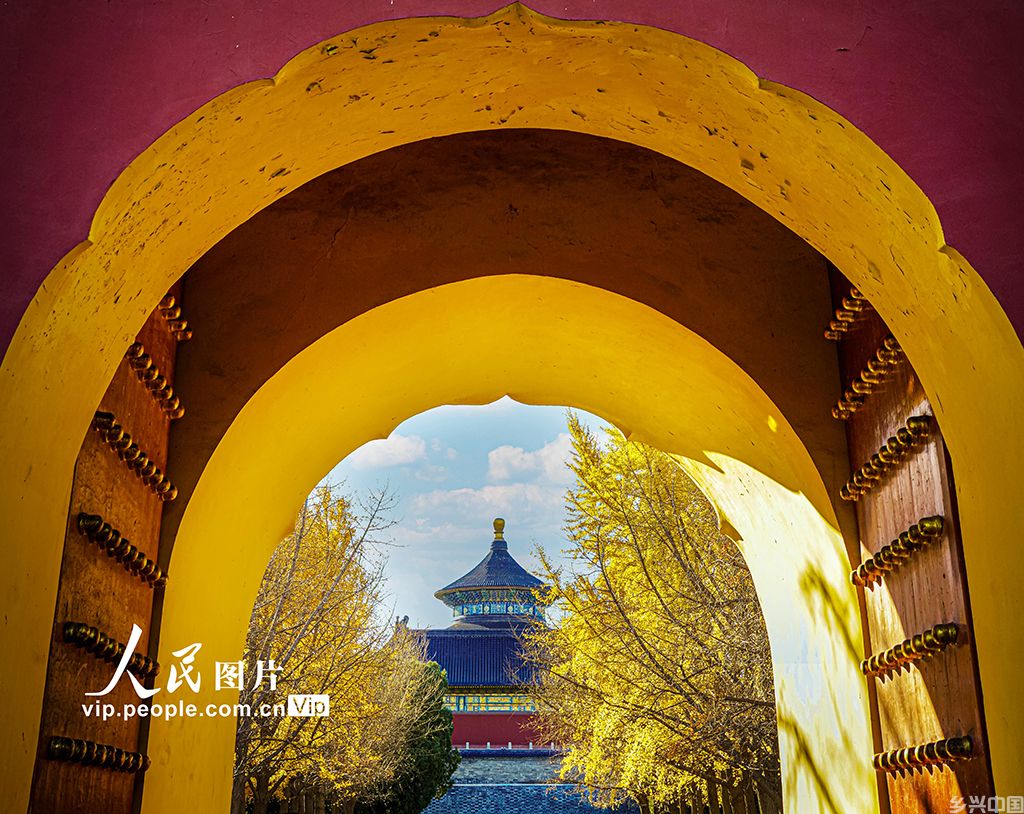 北京：中轴线初冬风景如画