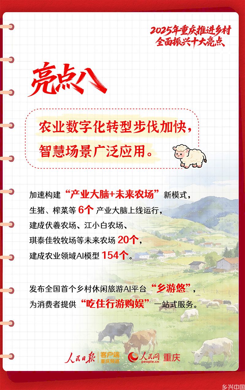2025年重庆推进乡村全面振兴十大亮点(图9)